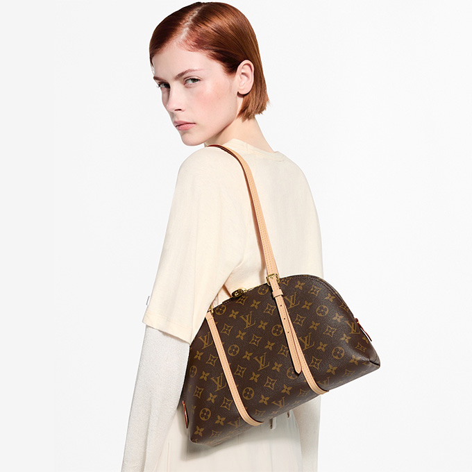 lv louis vuitton monogram dome shoulder bag #m28951